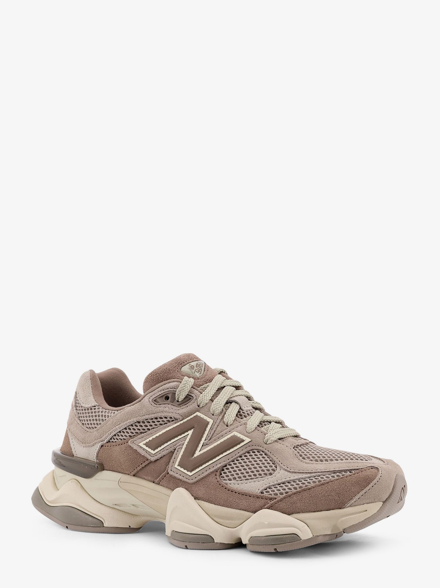 New Balance Unisex Low Top Mesh and Suede Sneakers Beige