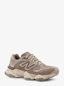 New Balance Unisex Low Top Mesh and Suede Sneakers Beige