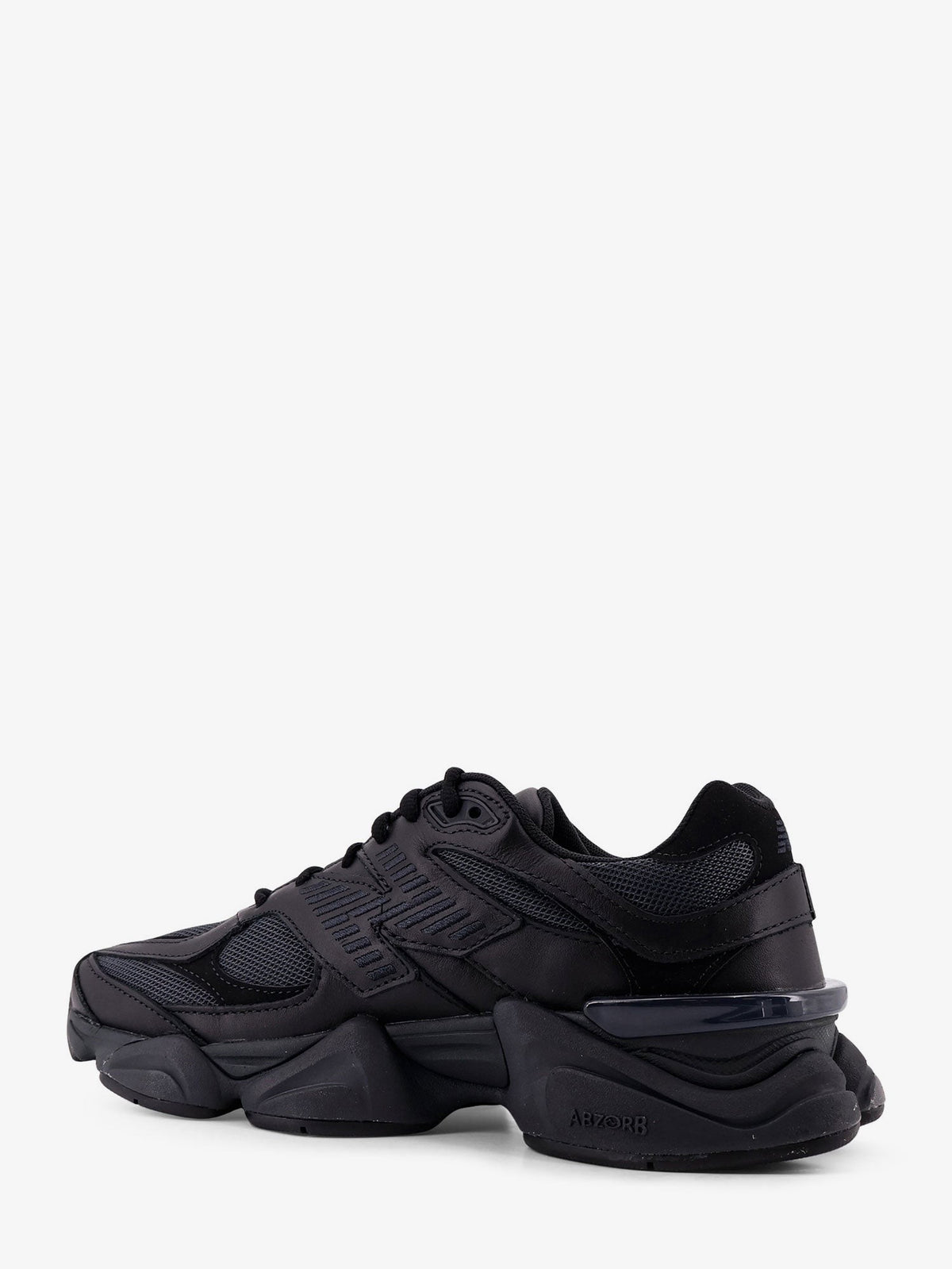 New Balance Unisex Low Top Mesh Sneakers Black, view 3