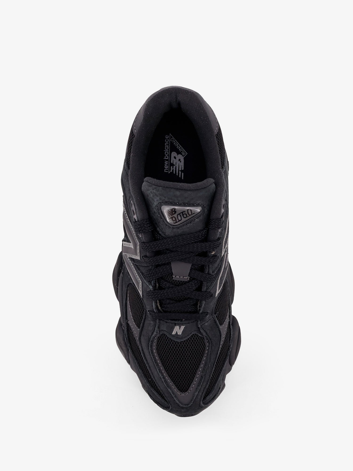New Balance Unisex Mesh and Leather Sneakers Black