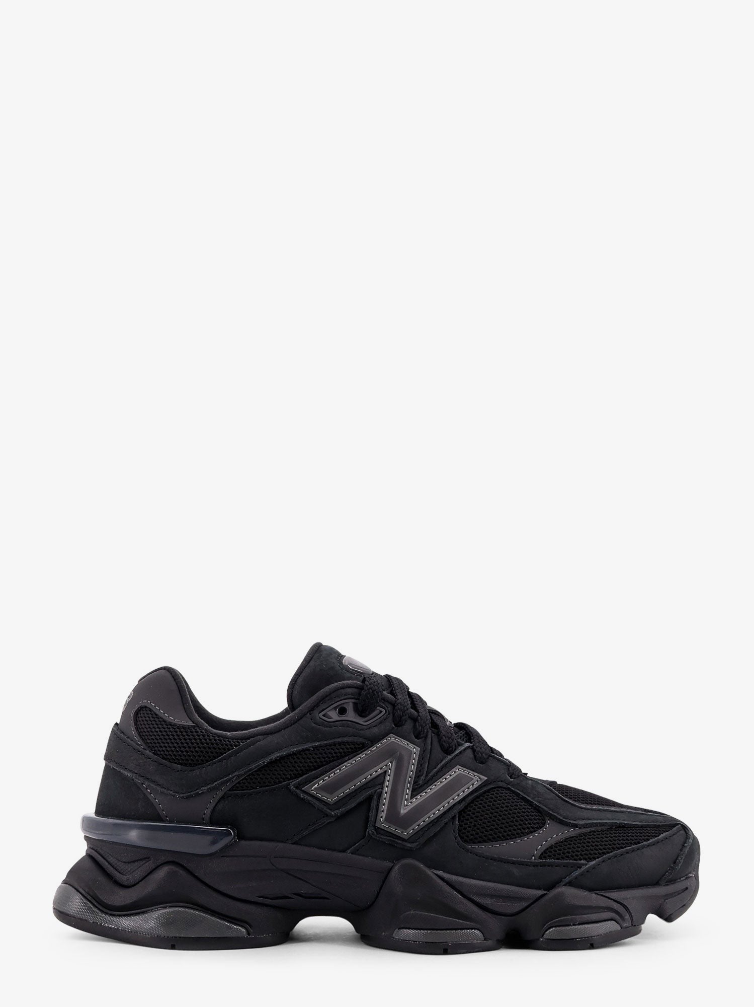 New Balance Unisex Mesh and Leather Sneakers Black