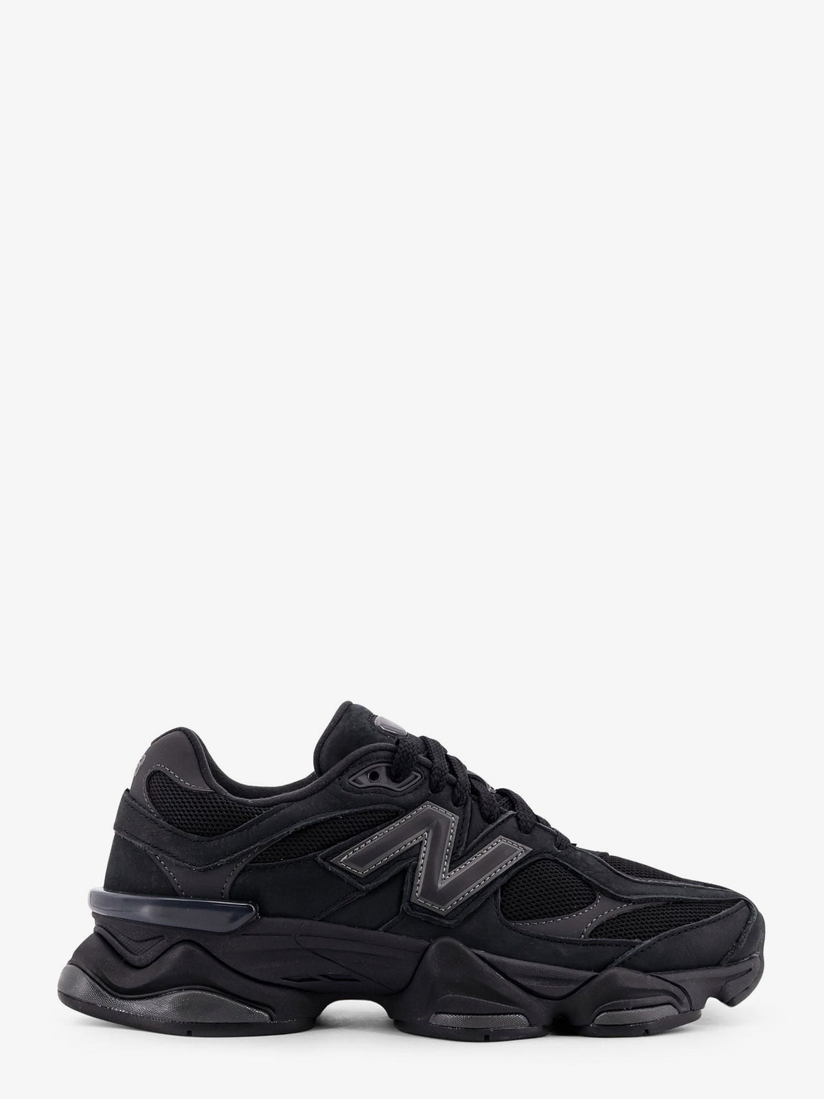 New Balance Unisex Mesh and Leather Sneakers Black