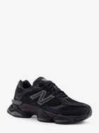 New Balance Unisex Mesh and Leather Sneakers Black, view 2