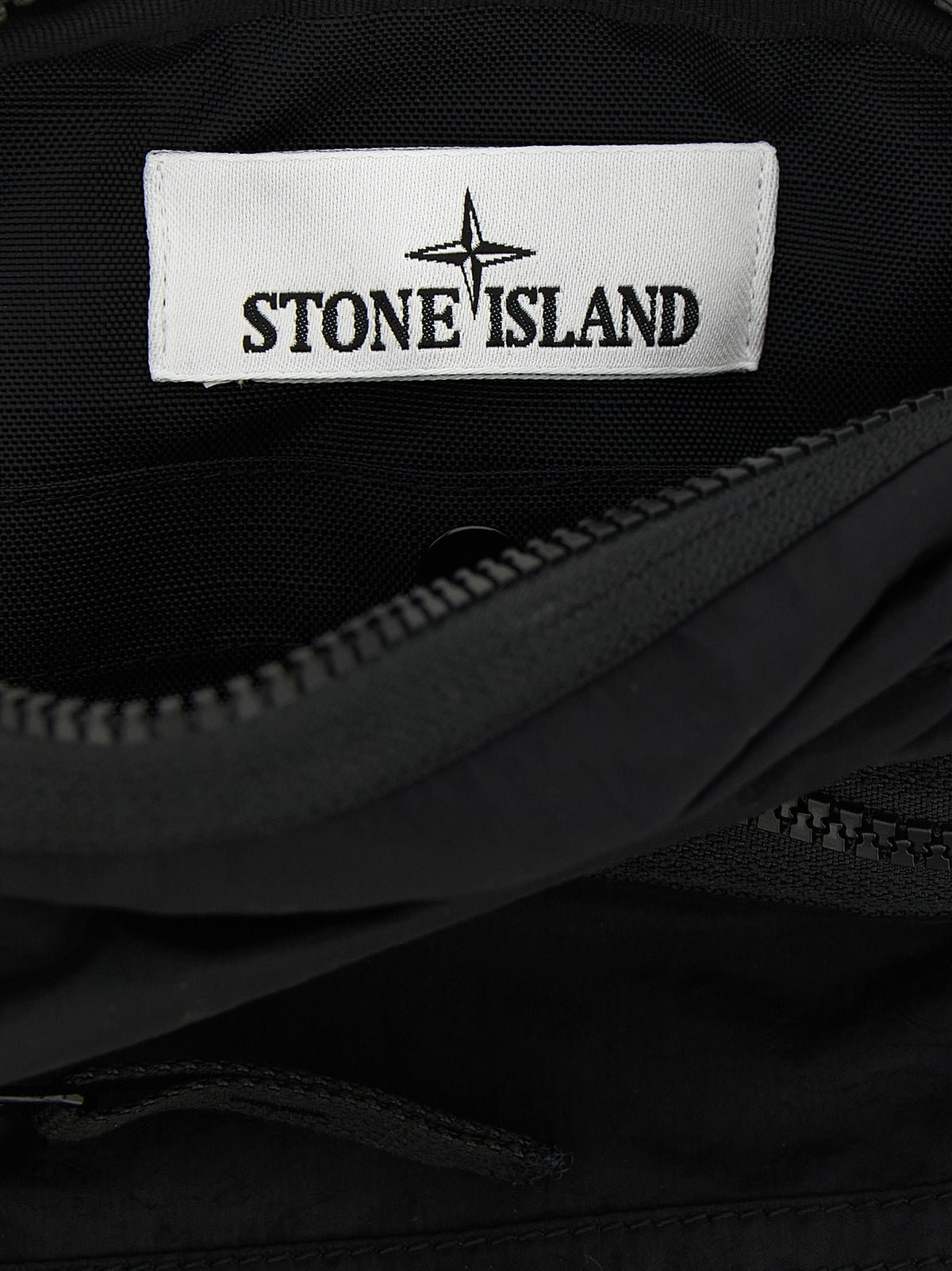 Stone Island Crossbody Bag Black, view 4