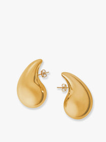 Bottega Veneta Women's Sterling Silver Earrings Yellow
