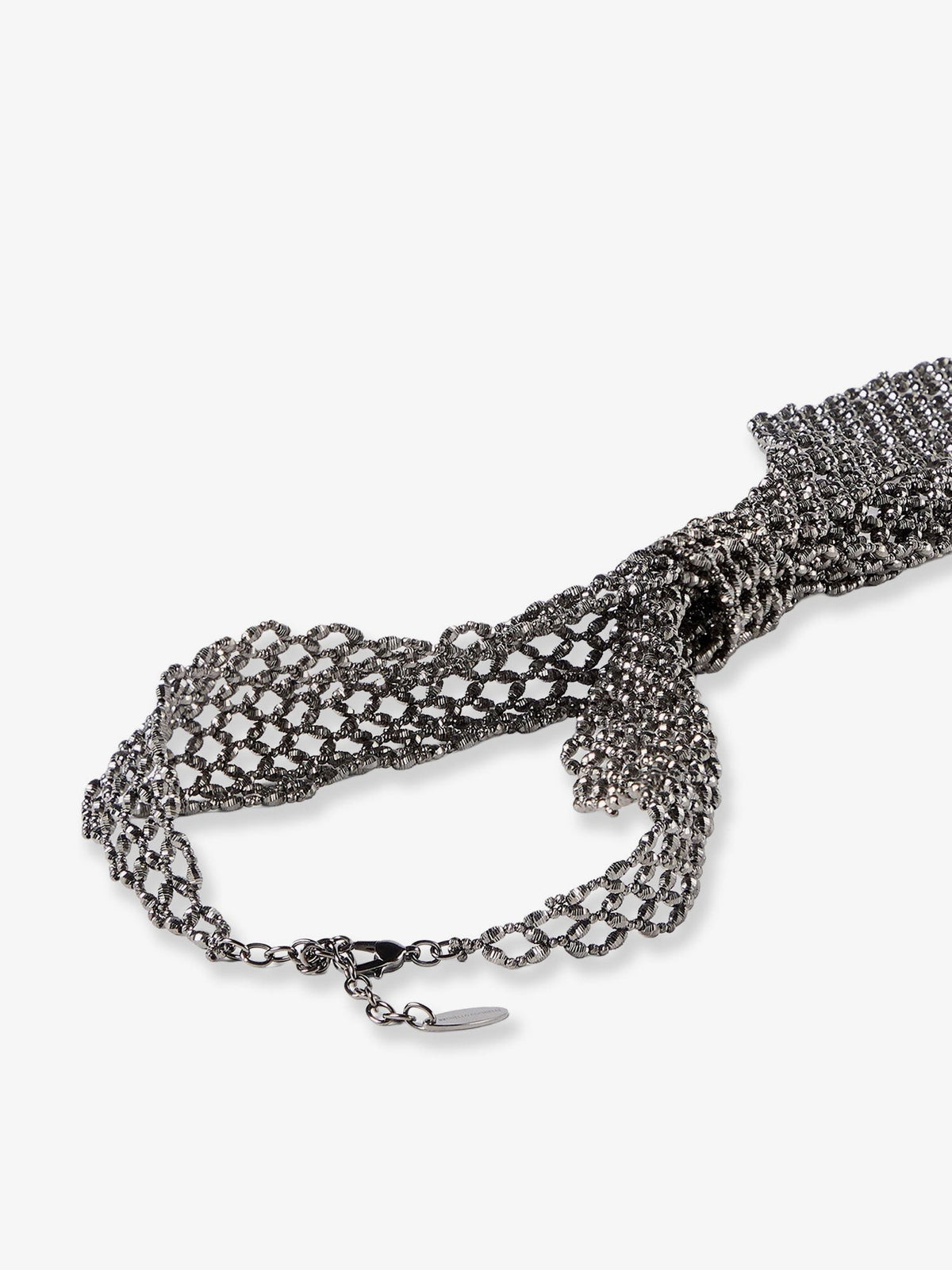 Brunello Cucinelli Women's Sterling Silver Necklace FUME', view 2