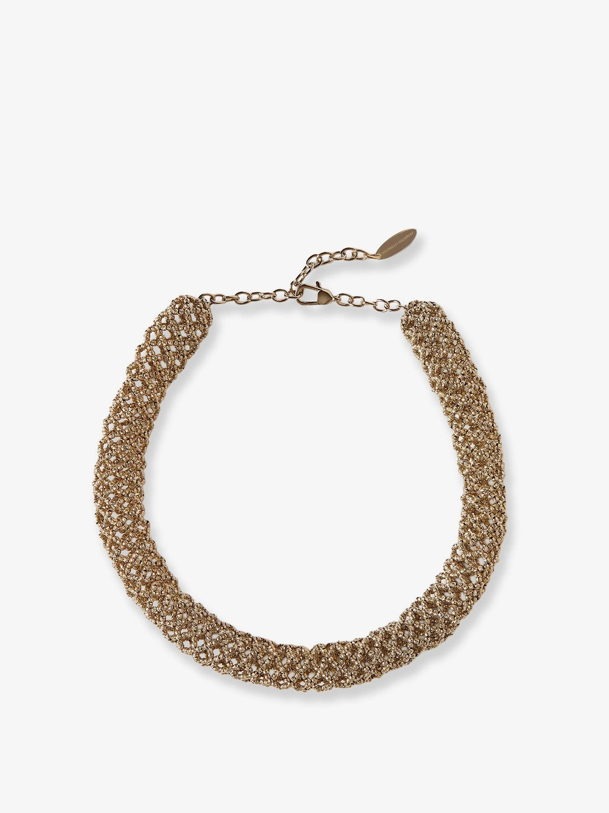 Brunello Cucinelli Women's Sterling Silver Necklace Orange