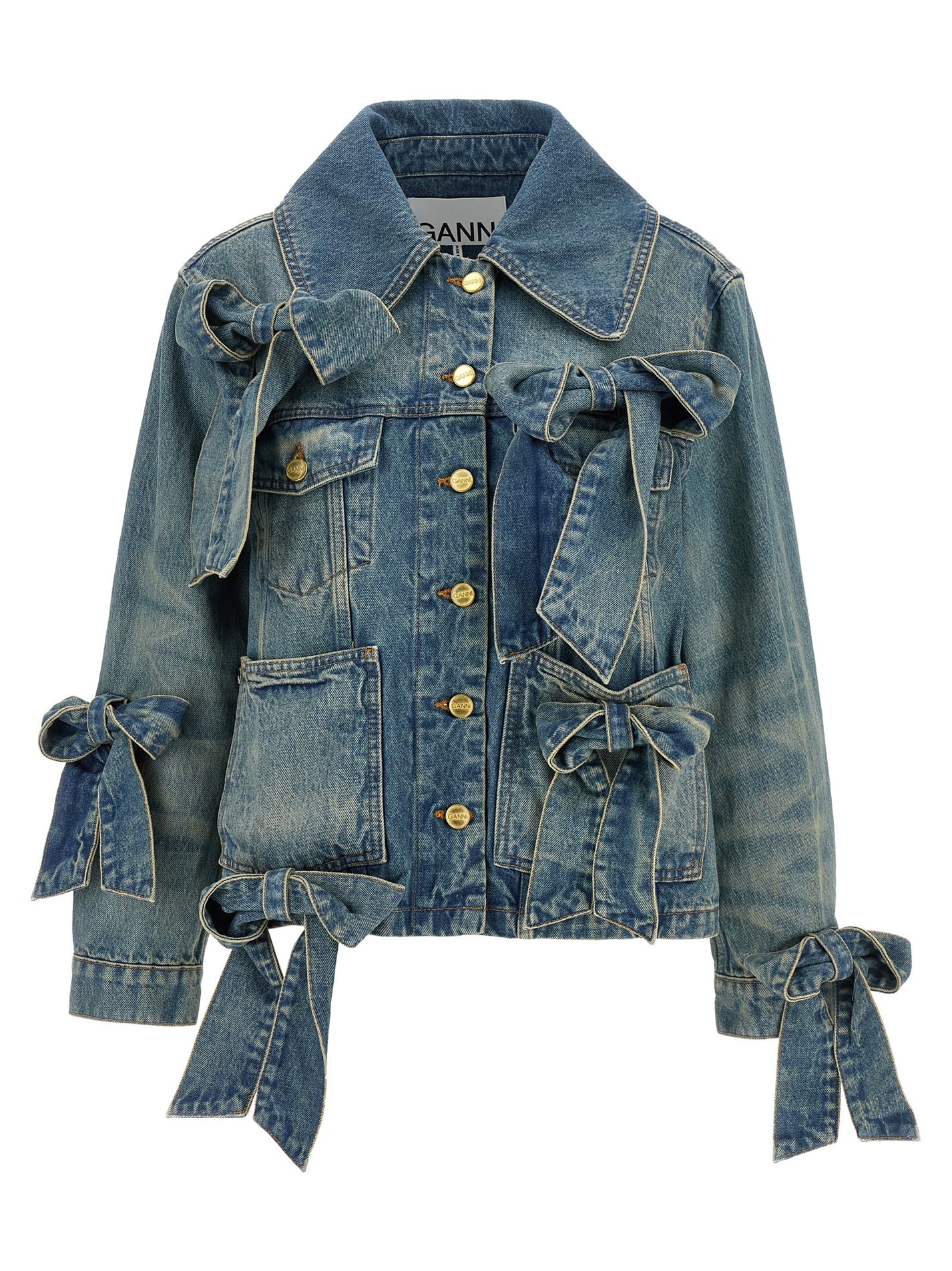 GANNI - GANNI - ’Light Rigid Denim’ jacket - Women’s Outerwear