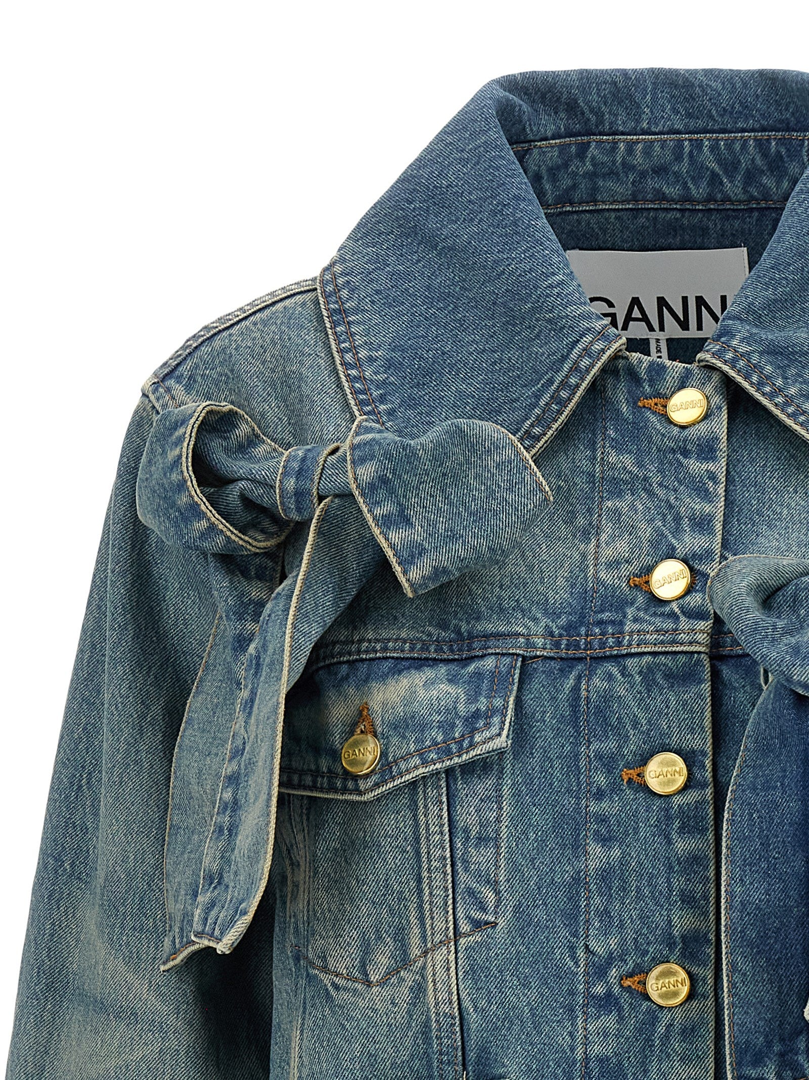 GANNI - GANNI - ’Light Rigid Denim’ jacket - Women’s Outerwear