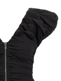 GANNI - GANNI - ’Black Ruched’ top - Women’s Tops