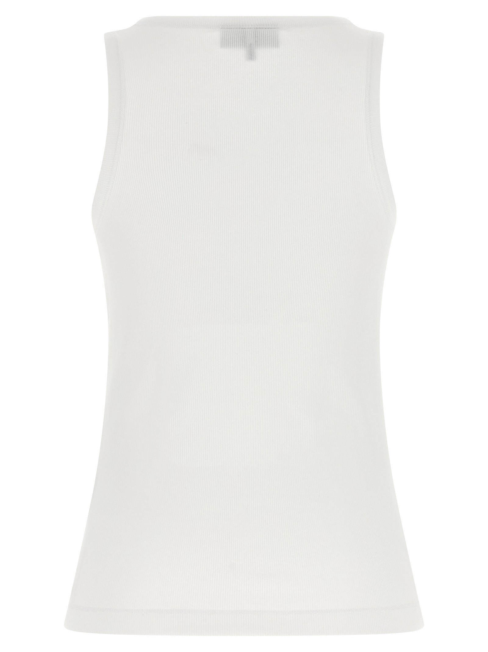 GANNI - GANNI - Logo embroidery tank top - Women’s Tops