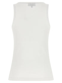 GANNI - GANNI - Logo embroidery tank top - Women’s Tops