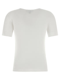GANNI - GANNI - Logo embroidery t-shirt - Women’s Tops