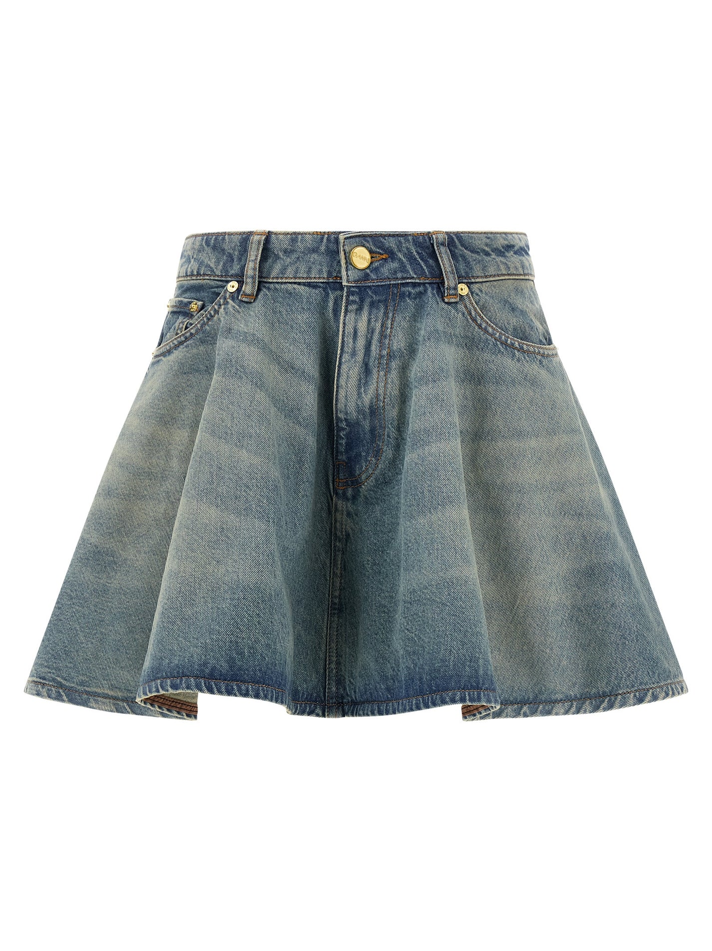 GANNI - GANNI - ’Tint Rigid Denim’ skirt - Women’s Bottoms