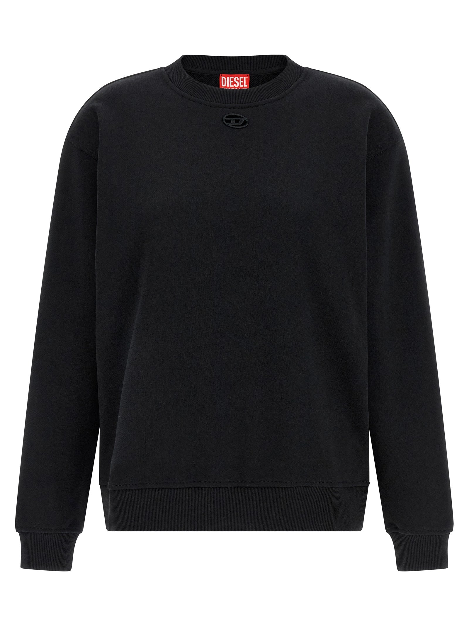 DIESEL - DIESEL Women’s F-Normy-Od Sweatshirt Black - Women’s Sweatshirts
