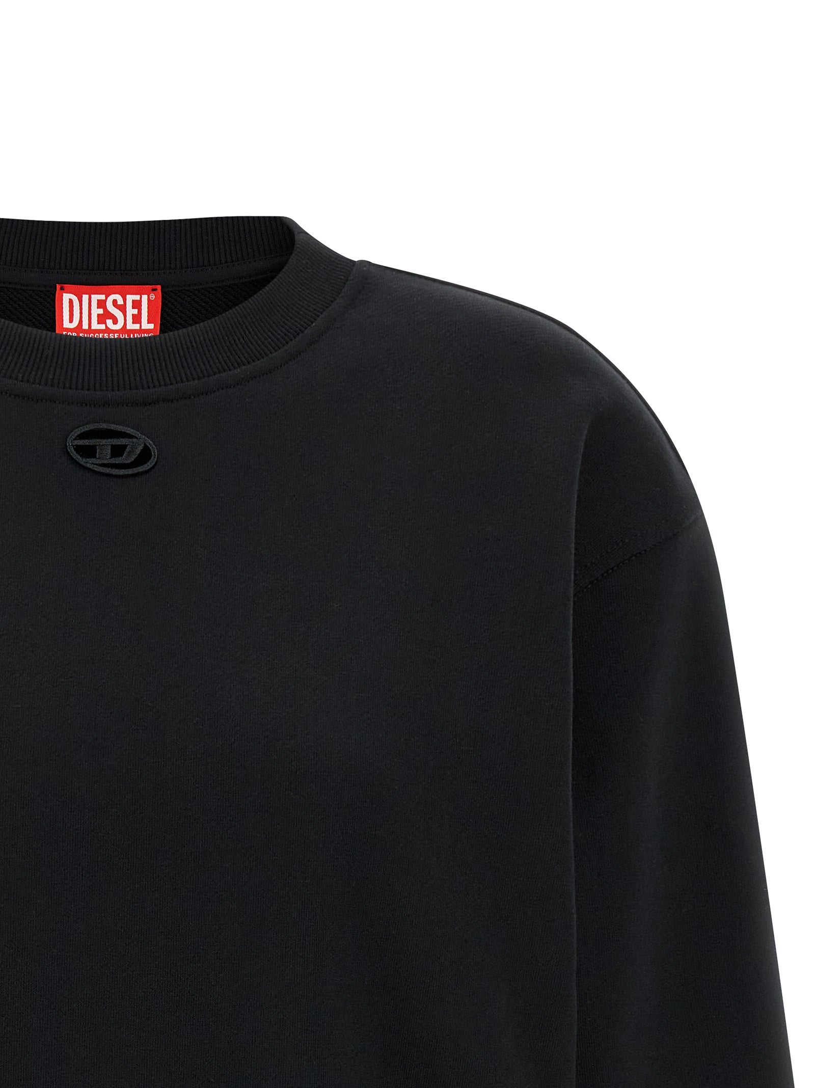DIESEL - DIESEL Women’s F-Normy-Od Sweatshirt Black - Women’s Sweatshirts