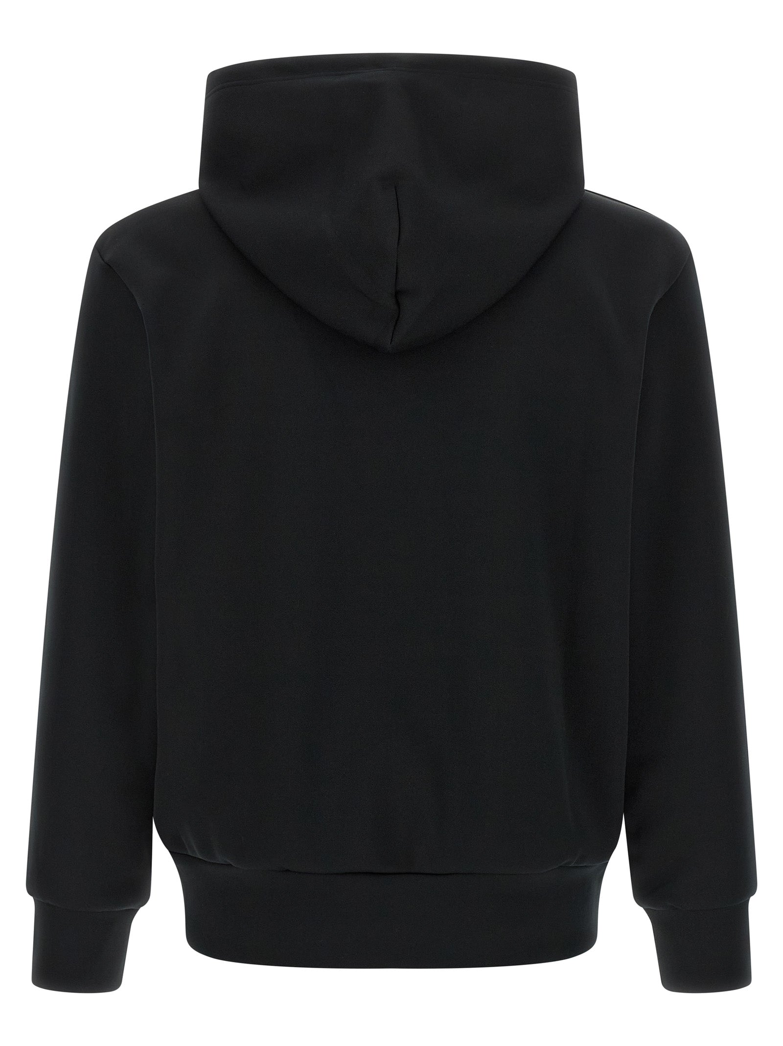 COMME DES GARÇONS PLAY - COMME DES GARÇONS PLAY Unisex Red Emblem Patch Hoodie Black - Women’s Sweatshirts
