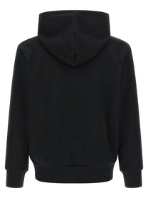 COMME DES GARÇONS PLAY - COMME DES GARÇONS PLAY Unisex Red Emblem Patch Hoodie Black - Women’s Sweatshirts