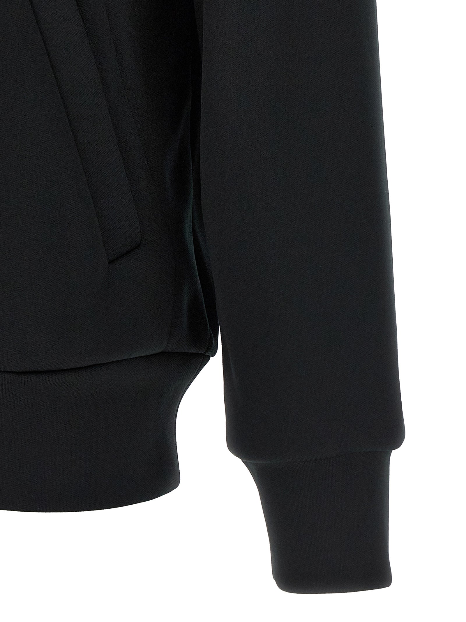 COMME DES GARÇONS PLAY - COMME DES GARÇONS PLAY Unisex Red Emblem Patch Hoodie Black - Women’s Sweatshirts