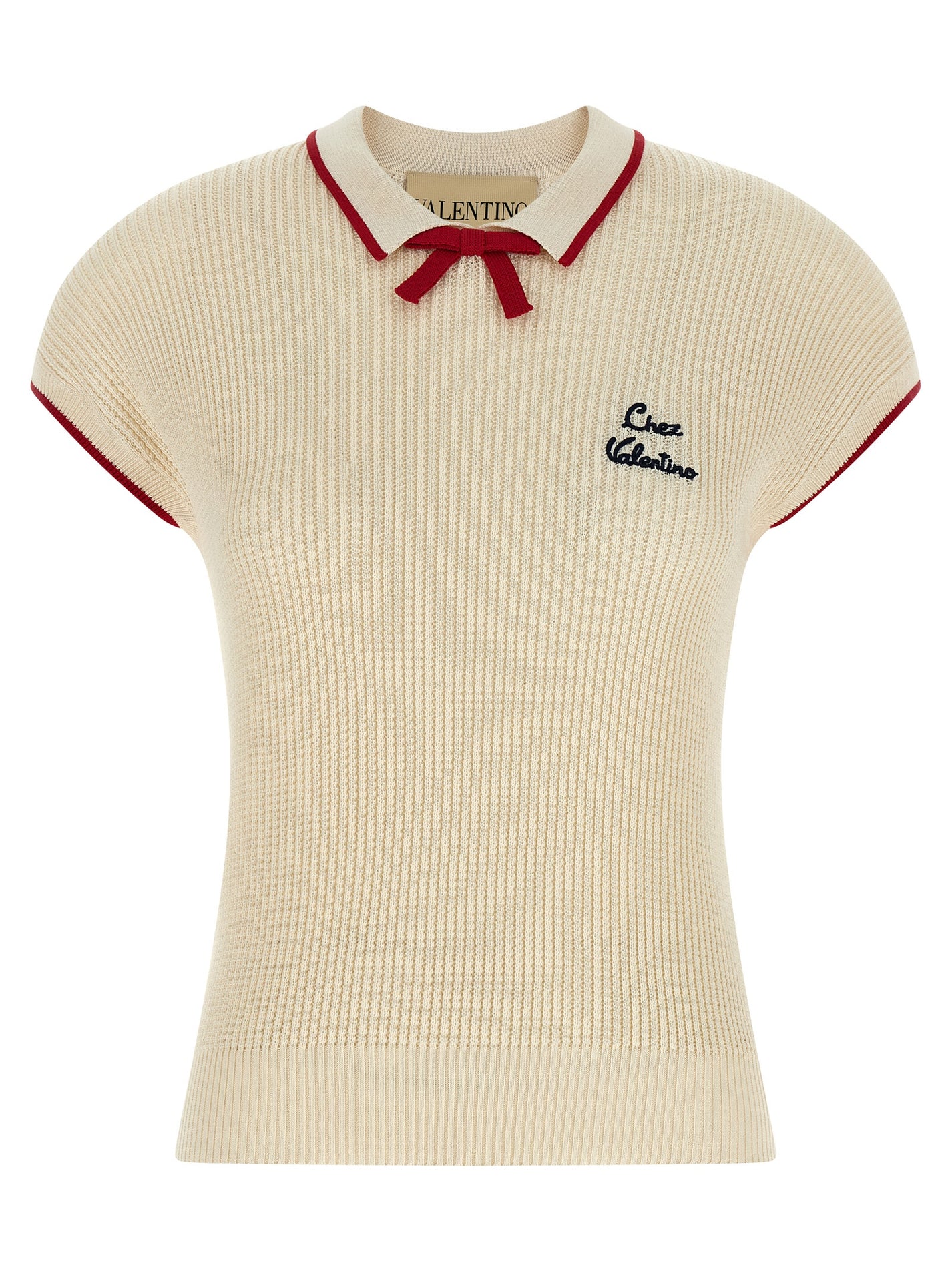 VALENTINO GARAVANI - VALENTINO GARAVANI - Valentino Garavani ’Chez Valentino’ top - Women’s Tops