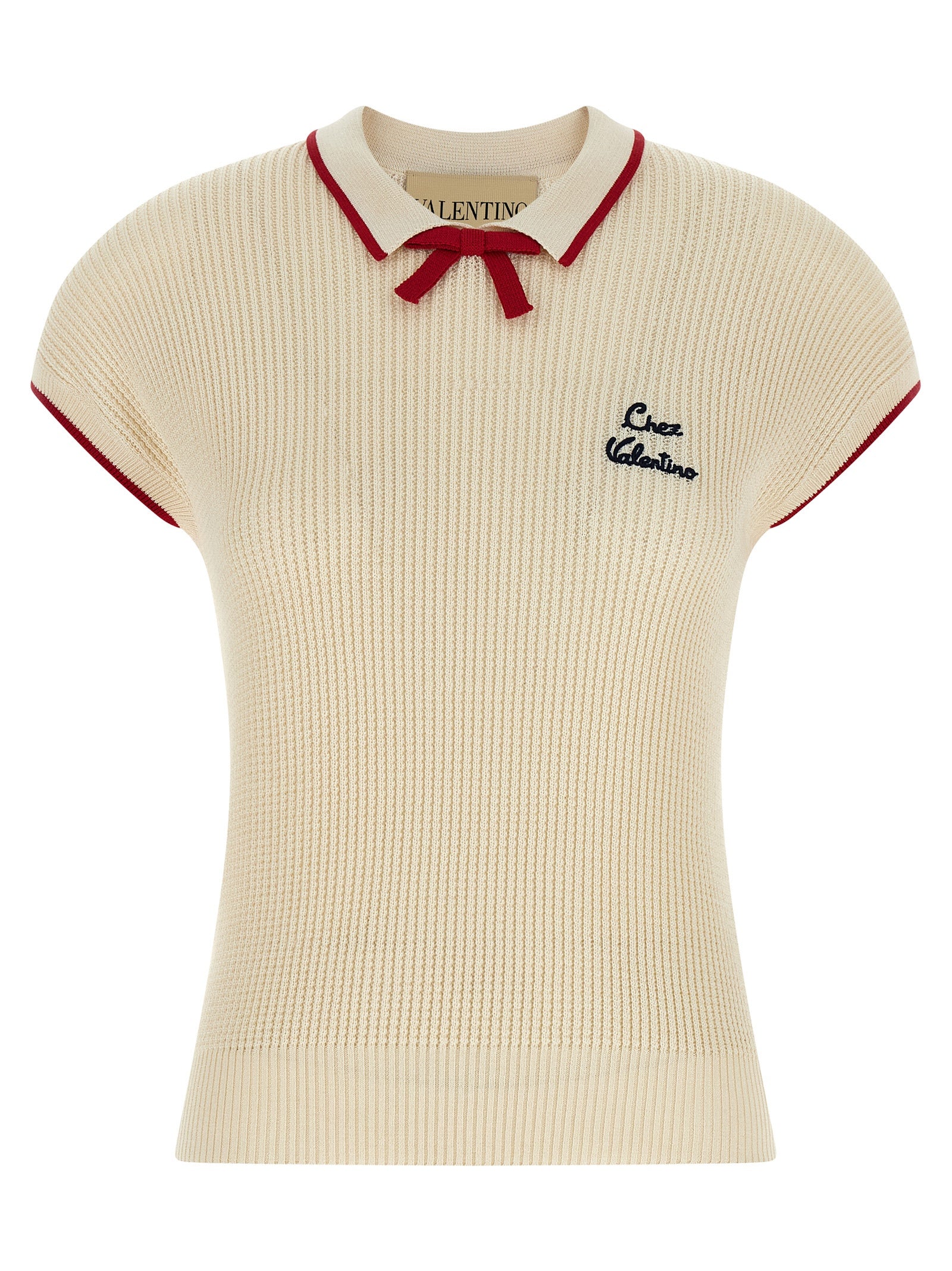 VALENTINO GARAVANI - VALENTINO GARAVANI - Valentino Garavani ’Chez Valentino’ top - Women’s Tops