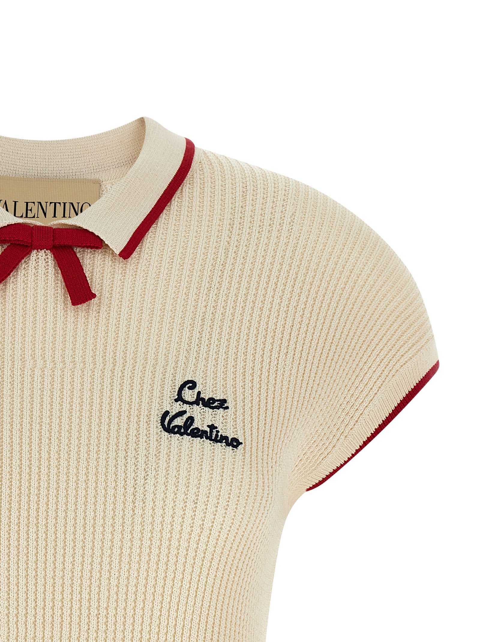 VALENTINO GARAVANI - VALENTINO GARAVANI - Valentino Garavani ’Chez Valentino’ top - Women’s Tops