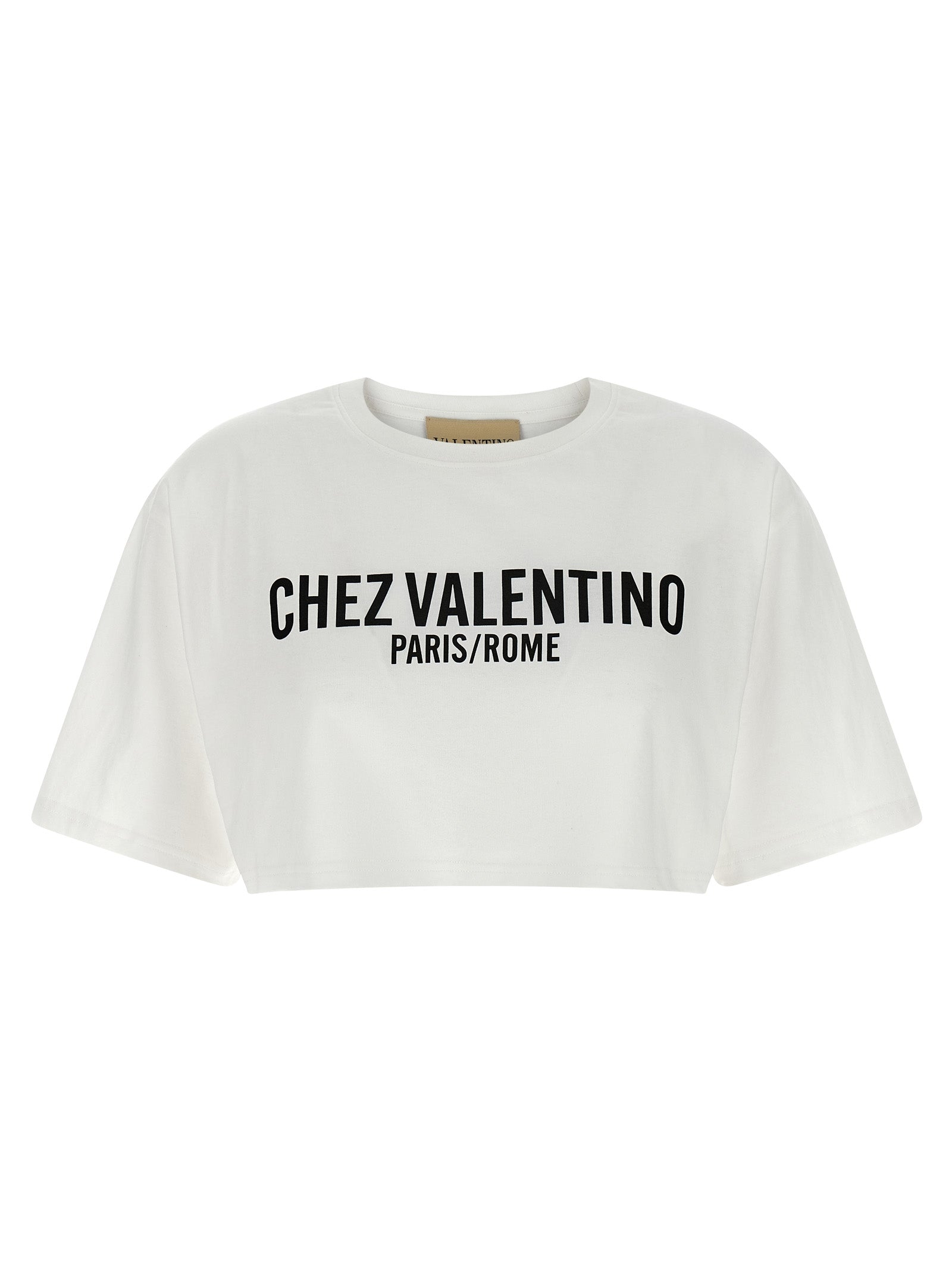 VALENTINO GARAVANI - VALENTINO GARAVANI - Valentino Garavani ’Chez Valentino’ T-shirt - Women’s Tops