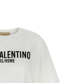 VALENTINO GARAVANI - VALENTINO GARAVANI - Valentino Garavani ’Chez Valentino’ T-shirt - Women’s Tops
