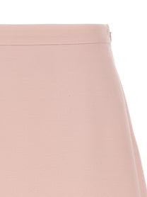 VALENTINO GARAVANI - VALENTINO GARAVANI Women’s Valentino Garavani Feathers Skirt Pink - Women’s Bottoms