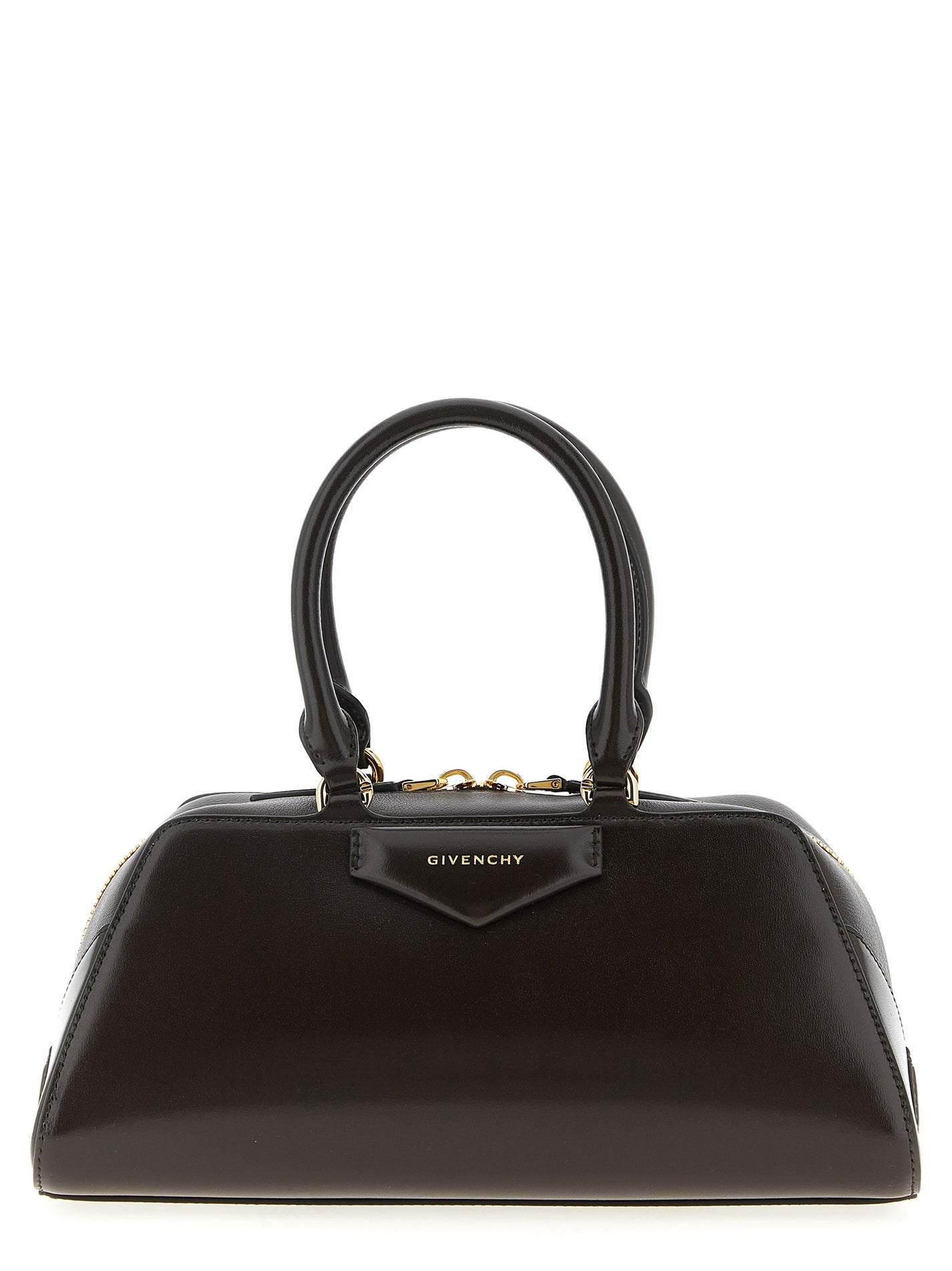 GIVENCHY - GIVENCHY Women’s Antigona East-West Small Handbag Brown - Women’s Bags