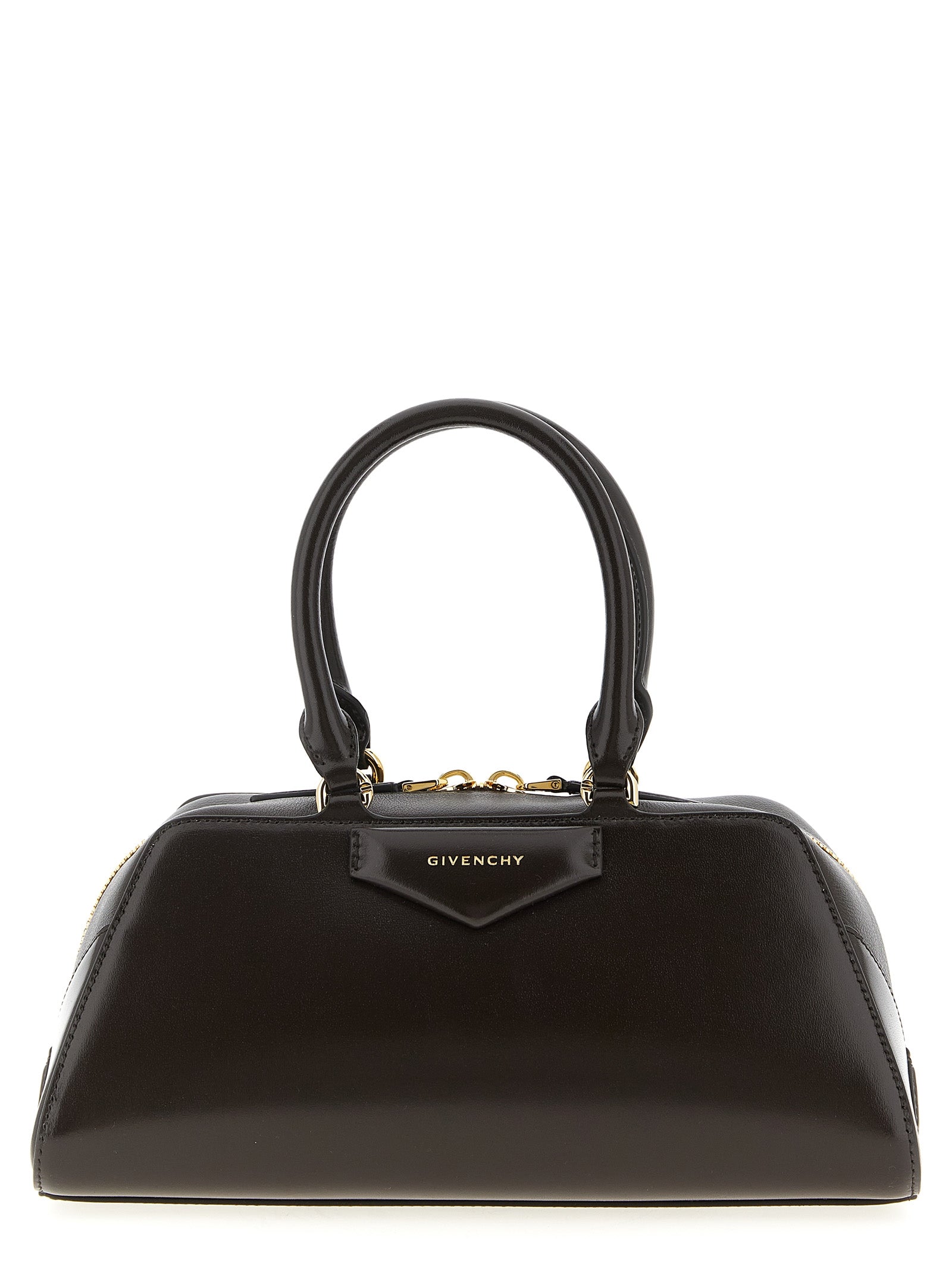 GIVENCHY - GIVENCHY Women’s Antigona East-West Small Handbag Brown - Women’s Bags
