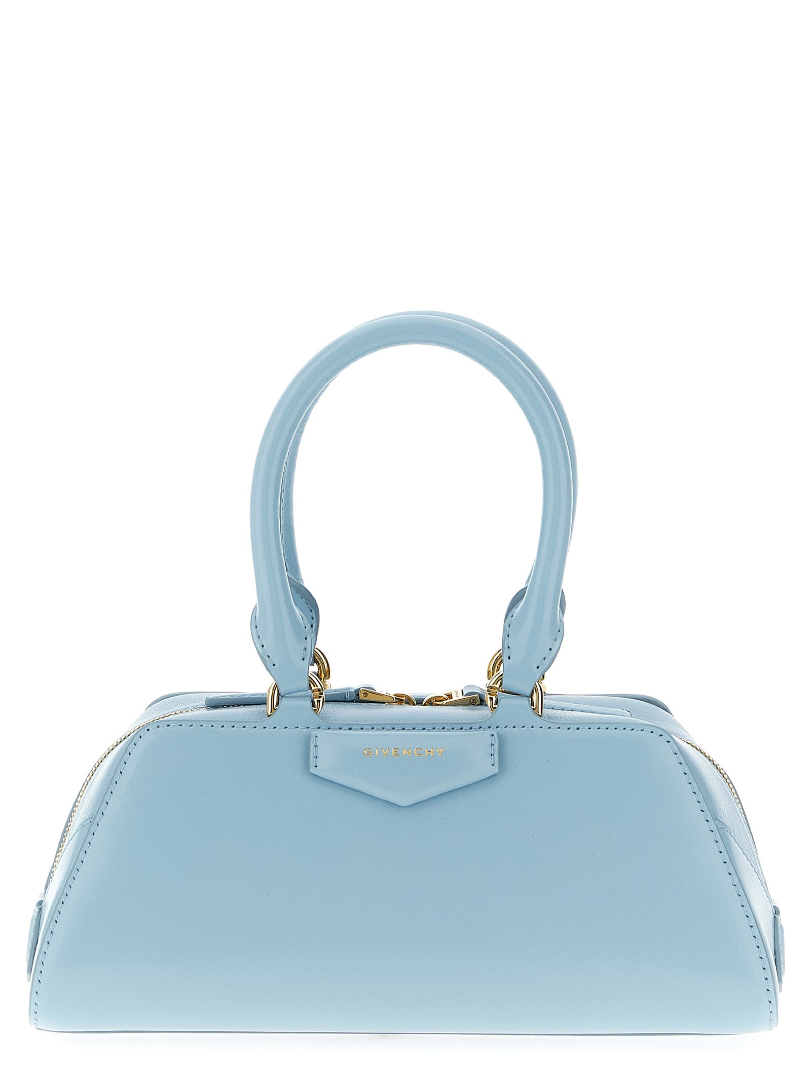 GIVENCHY - GIVENCHY Women’s Antigona East-West Mini Handbag Light Blue - Women’s Bags