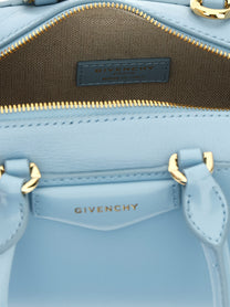 GIVENCHY - GIVENCHY Women’s Antigona East-West Mini Handbag Light Blue - Women’s Bags
