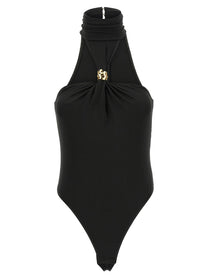 ELISABETTA FRANCHI - ELISABETTA FRANCHI - Jewel detail bodysuit - Women’s Tops