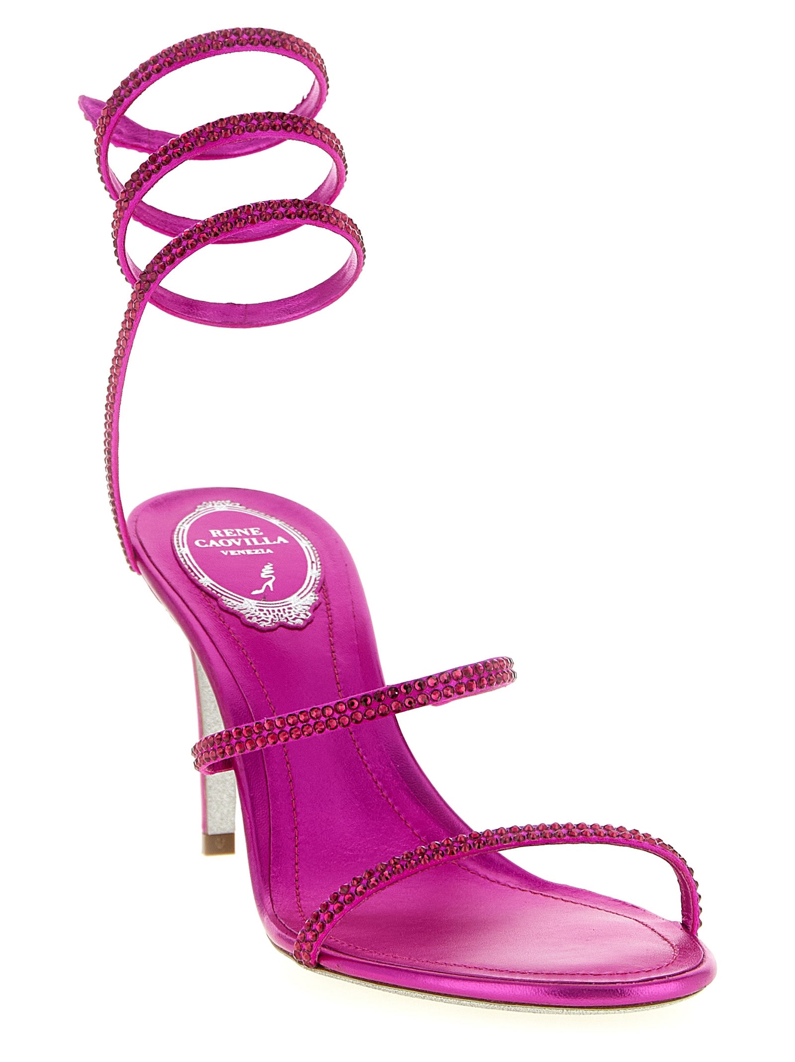 RENÉ CAOVILLA Women's Cleo Sandals Fuchsia