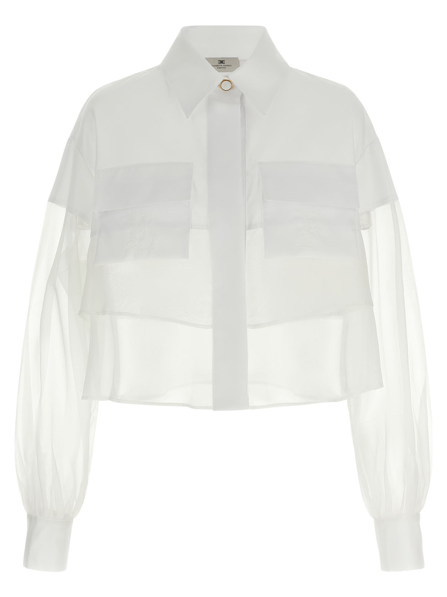 ELISABETTA FRANCHI - ELISABETTA FRANCHI - Organza shirt - Women’s Tops