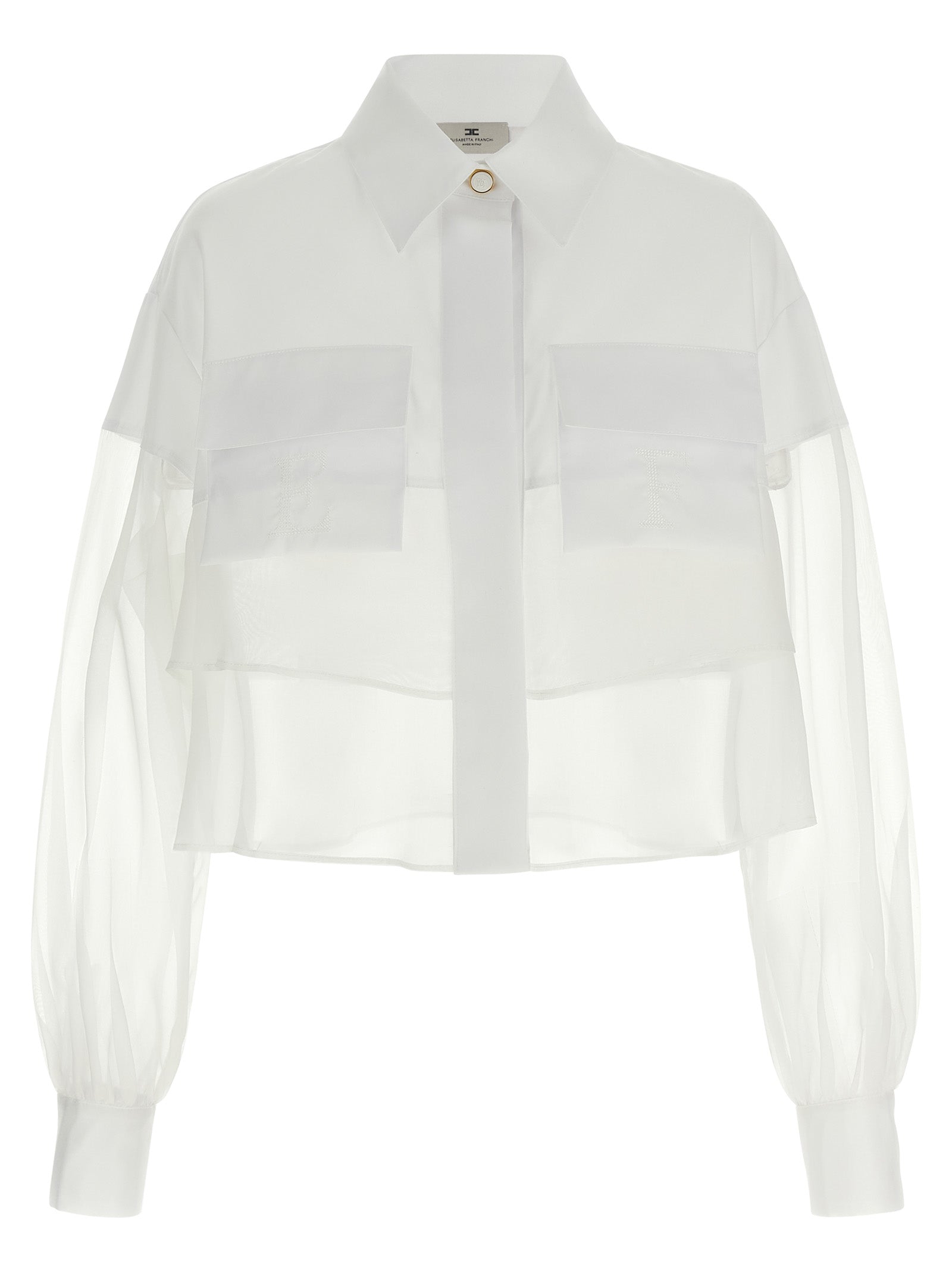 ELISABETTA FRANCHI - ELISABETTA FRANCHI - Organza shirt - Women’s Tops