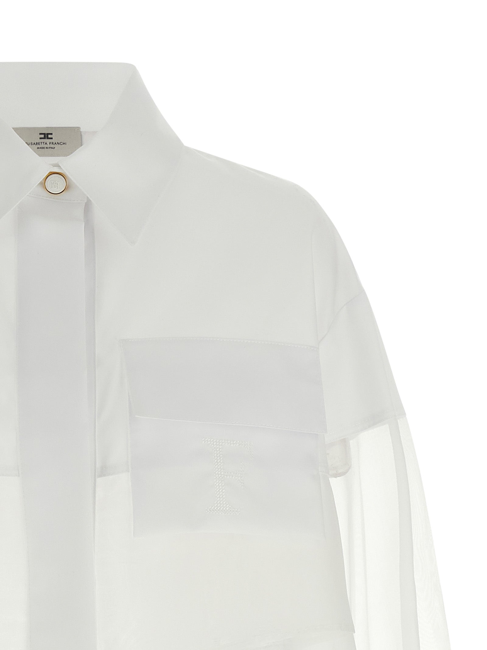ELISABETTA FRANCHI - ELISABETTA FRANCHI - Organza shirt - Women’s Tops