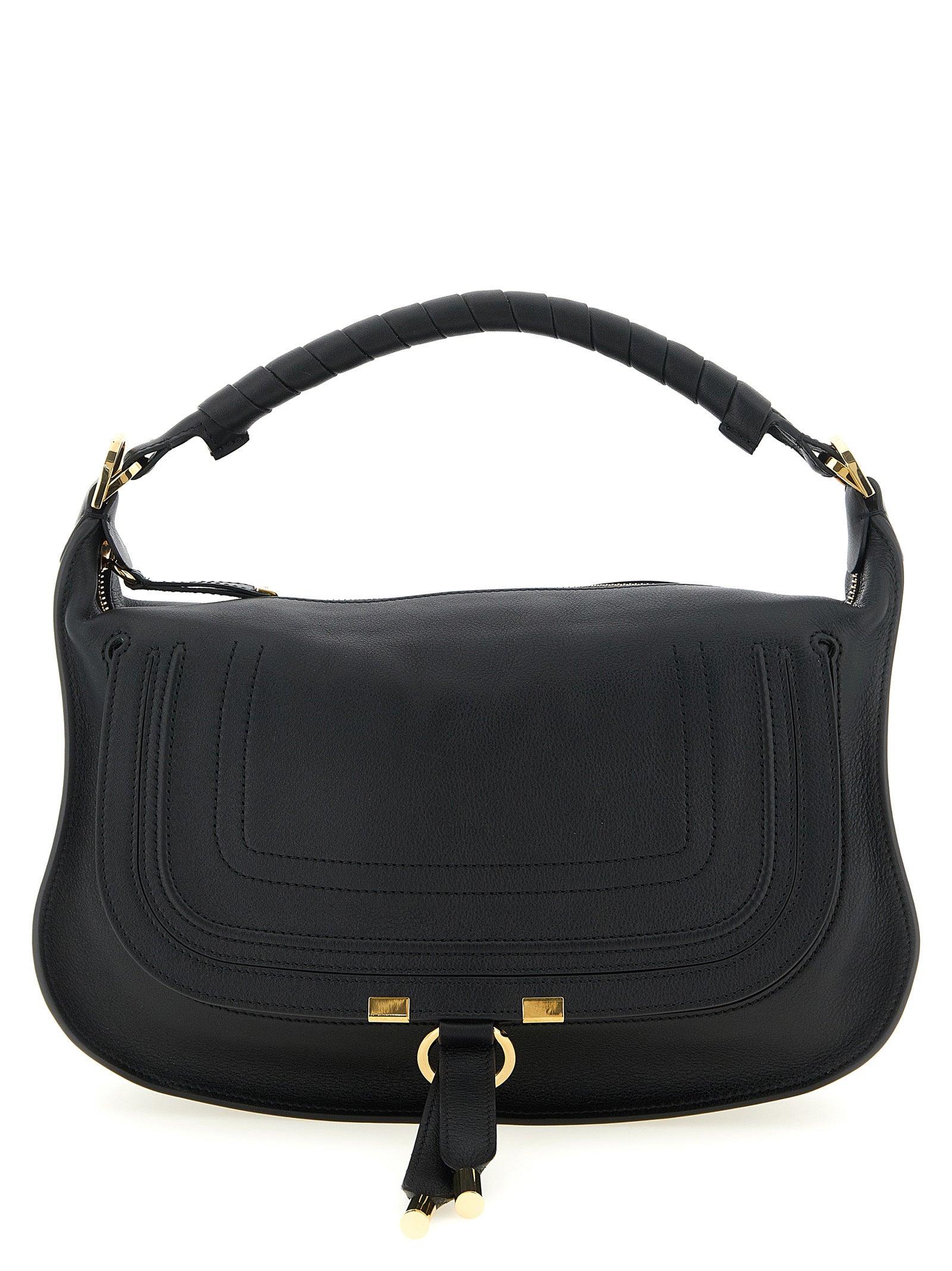 CHLOÉ - CHLOÉ Women’s Marcie Small Shoulder Bag Black - Women’s Bags