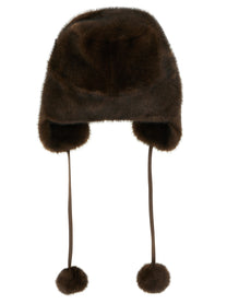 LOU ANDREA - LOU ANDREA Women’s Aviator Hat Brown - Women’s Accessories