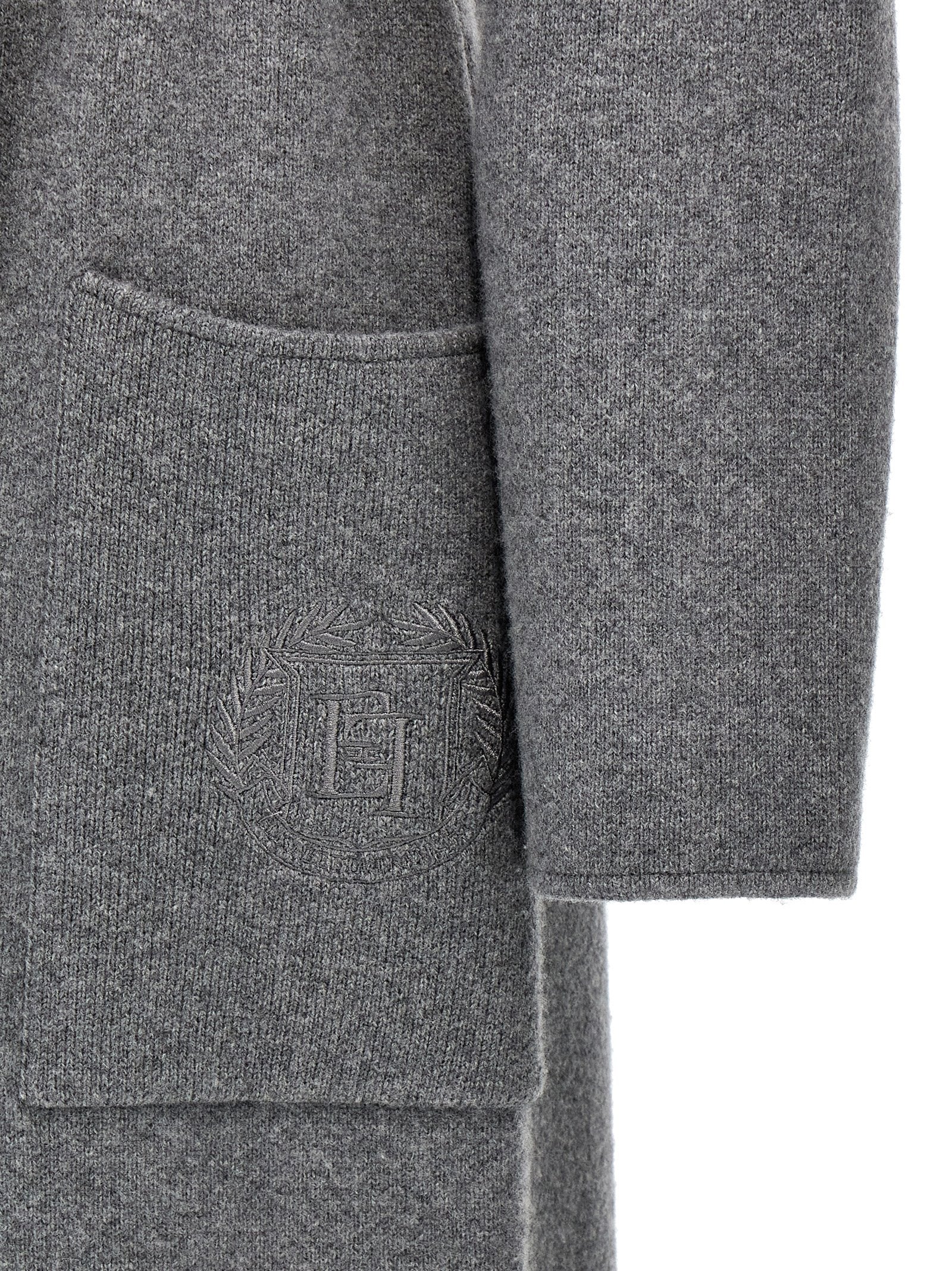 ELISABETTA FRANCHI - ELISABETTA FRANCHI - Double-breasted knit coat - Women’s Outerwear