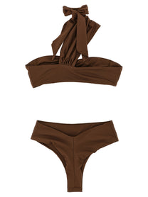 ELISABETTA FRANCHI Women's Jewel Bikini Brown