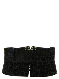 ELISABETTA FRANCHI Women's Bustier Belt Black