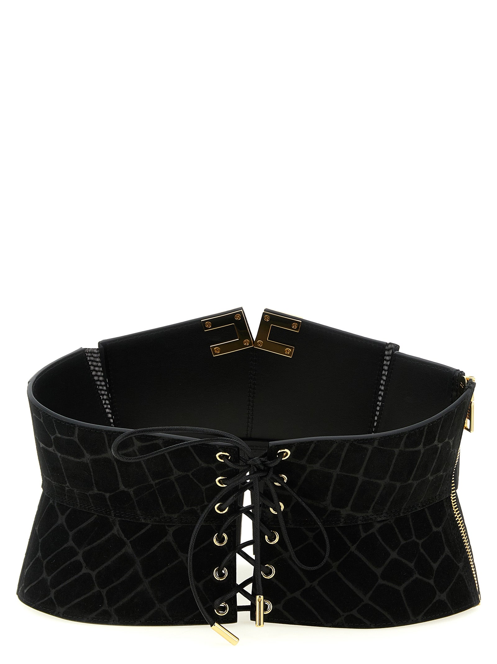 ELISABETTA FRANCHI Women's Bustier Belt Black