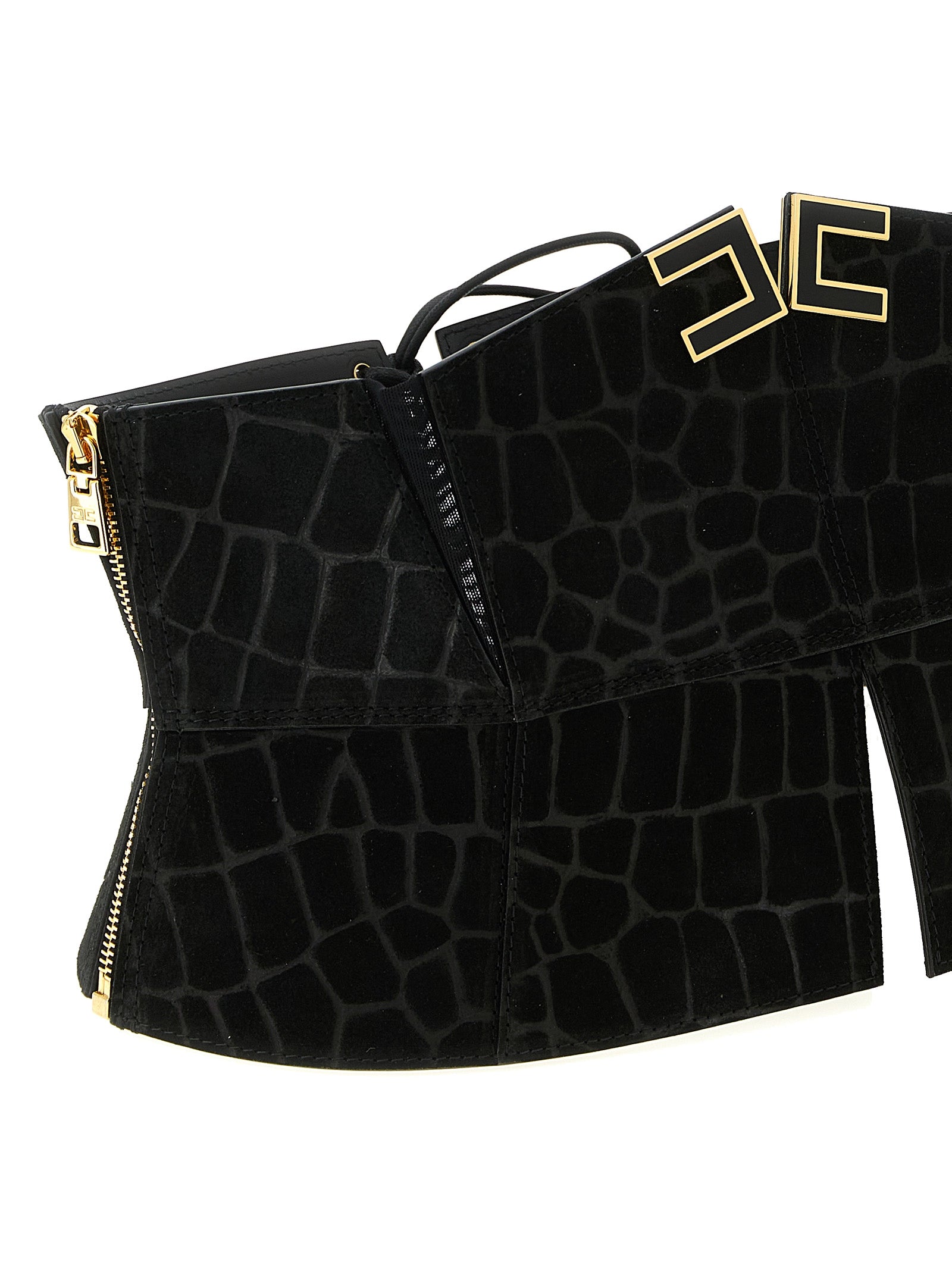 ELISABETTA FRANCHI Women's Bustier Belt Black