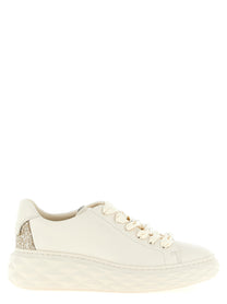 JIMMY CHOO - JIMMY CHOO Women’s Diamond Light Maxi Sneakers White - Women’s Shoes