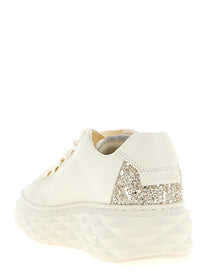 JIMMY CHOO - JIMMY CHOO Women’s Diamond Light Maxi Sneakers White - Women’s Shoes