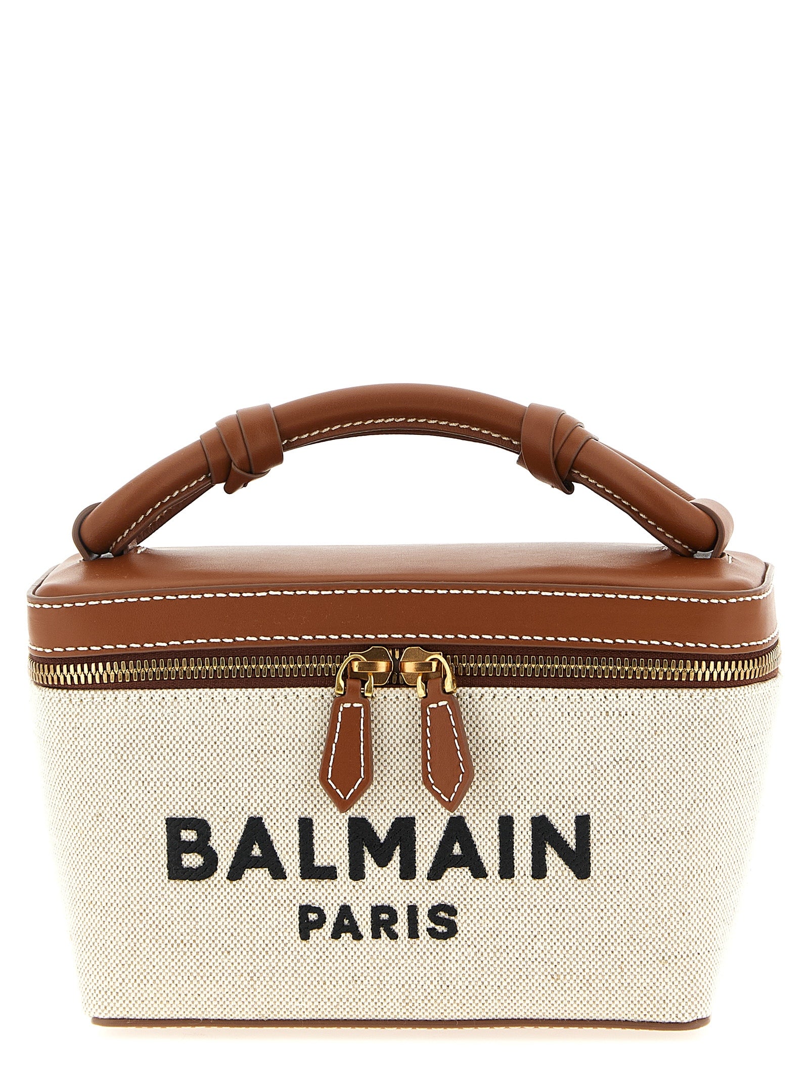 BALMAIN Women's Trousse B-Army Crossbody Bag Beige