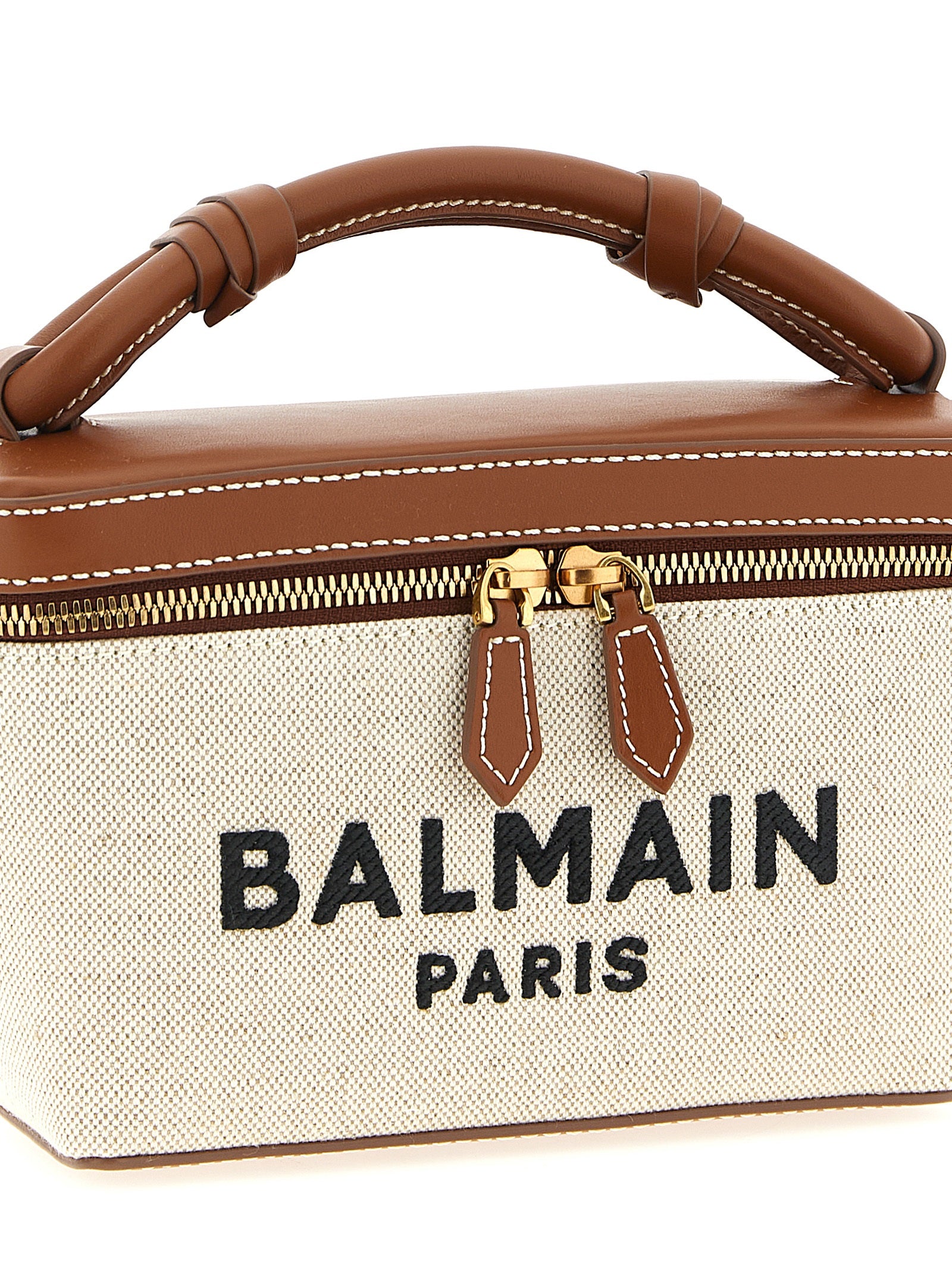 BALMAIN Women's Trousse B-Army Crossbody Bag Beige
