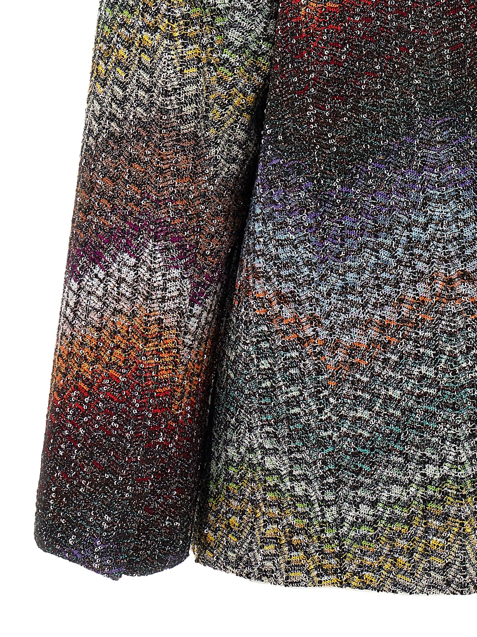 MISSONI - MISSONI - Lamé and sequin viscose blazer - Women’s Clothing